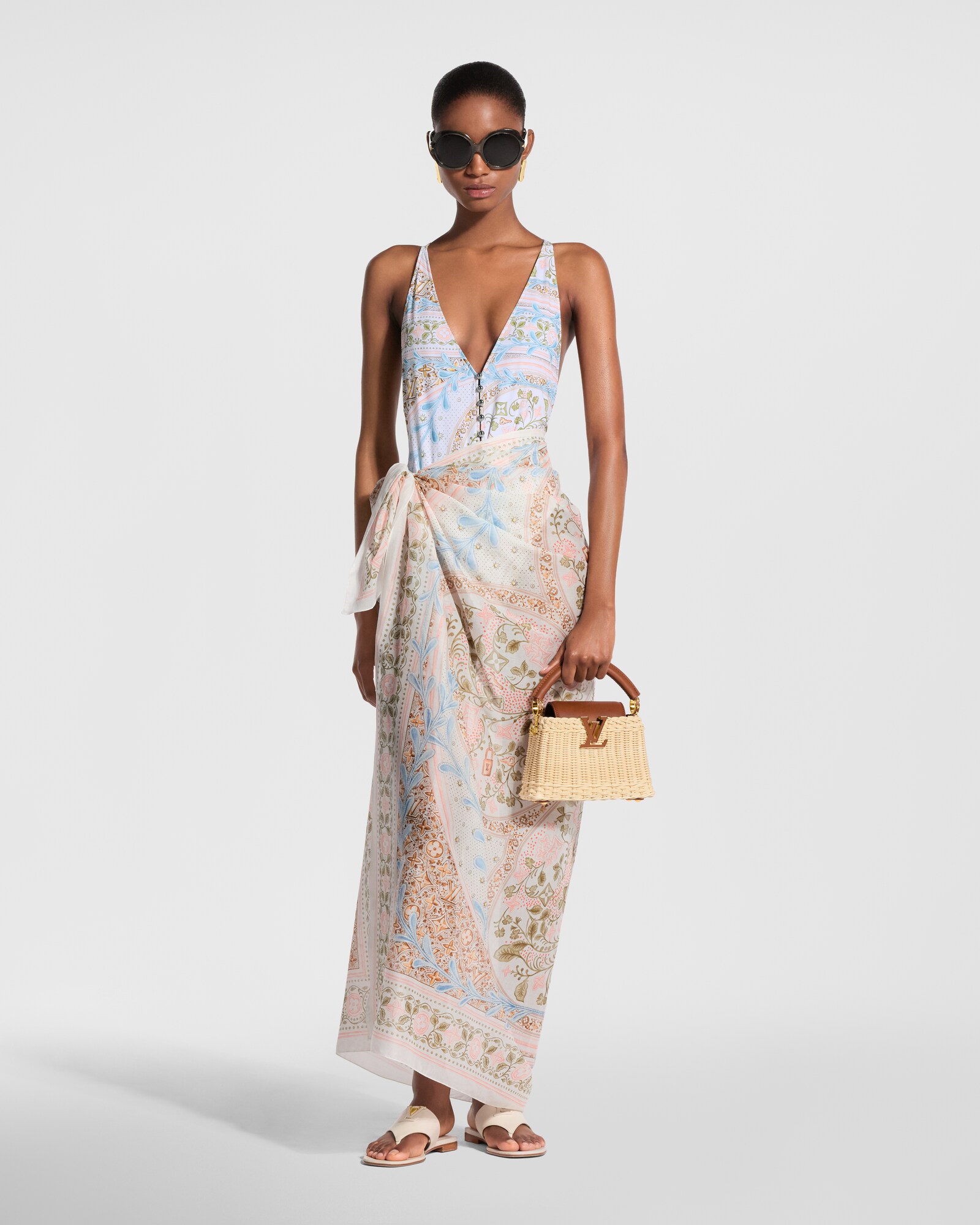 Flower Foulard Swimsuit - Women - Ready-to-Wear | LOUIS VUITTON ®